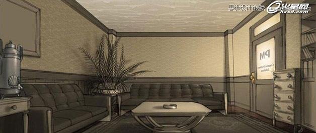 3ds Max绘制高档办公室效果图 第3张 3ds Max绘制高档办公室效果图 第3张