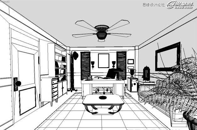 3ds Max绘制高档办公室效果图 第12张 3ds Max绘制高档办公室效果图 第12张