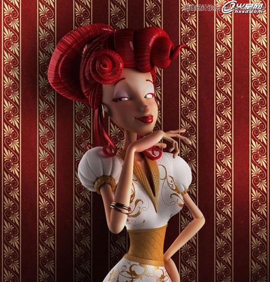 3ds Max制作高贵可爱的公主教程