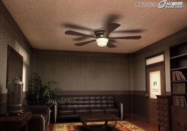 3ds Max绘制高档办公室效果图 第14张 3ds Max绘制高档办公室效果图 第14张