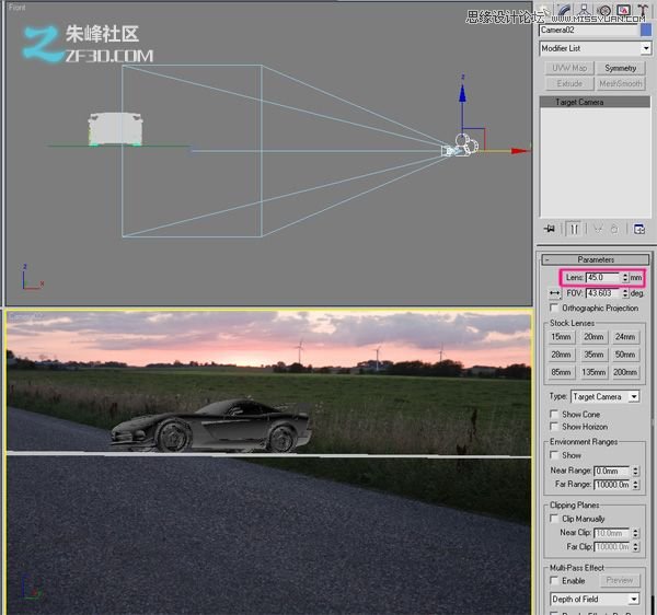 3DMAX制作炫酷的红色跑车教程 第7张 3DMAX制作炫酷的红色跑车教程 第7张
