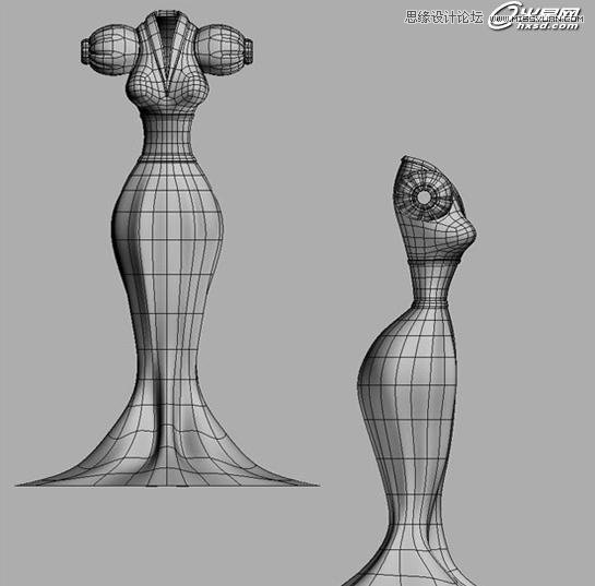 3ds Max制作高贵可爱的公主教程 第4张 3ds Max制作高贵可爱的公主教程 第4张