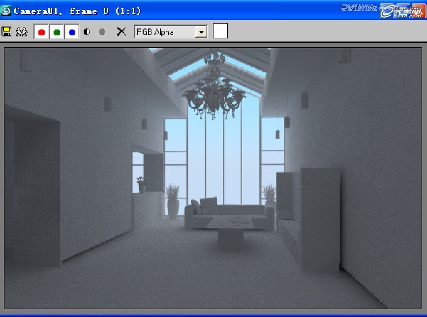3ds Max制作接待厅阳光表现效果图 第15张 3ds Max制作接待厅阳光表现效果图 第15张