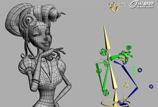 3ds Max制作高贵可爱的公主教程 第6张 3ds Max制作高贵可爱的公主教程 第6张