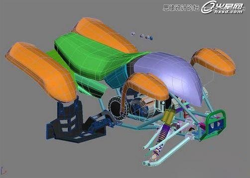 3ds Max制作四轮摩托车实例教程 第5张 3ds Max制作四轮摩托车实例教程 第5张