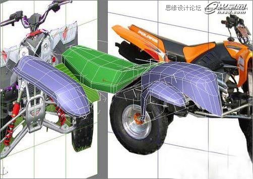 3ds Max制作四轮摩托车实例教程 第4张 3ds Max制作四轮摩托车实例教程 第4张