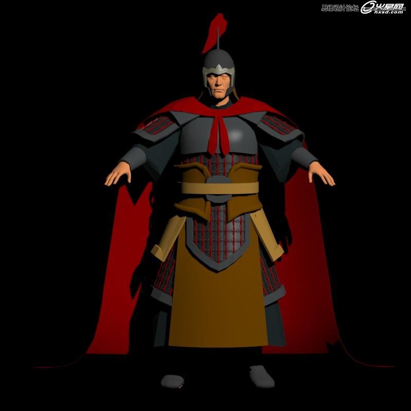 3Dmax制作3D版霸王别姬实例解析 第4张 3Dmax制作3D版霸王别姬实例解析 第4张