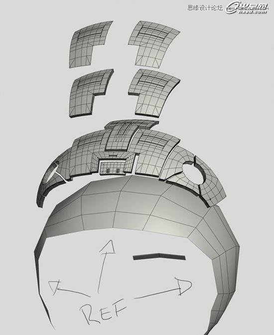 3ds Max制作立体摇滚机器人教程 第6张 3ds Max制作立体摇滚机器人教程 第6张