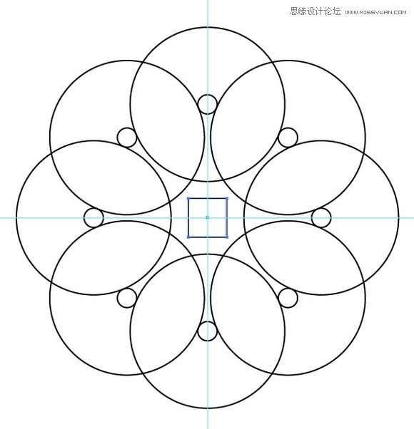 Illustrator绘制漂亮的叠加圆环效果图 第7张 Illustrator绘制漂亮的叠加圆环效果图 第7张