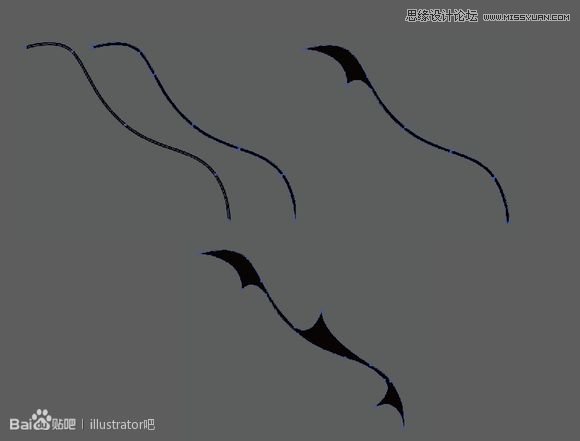 Illustrator使用钢笔制作窗帘布效果 第6张 Illustrator使用钢笔制作窗帘布效果 第6张