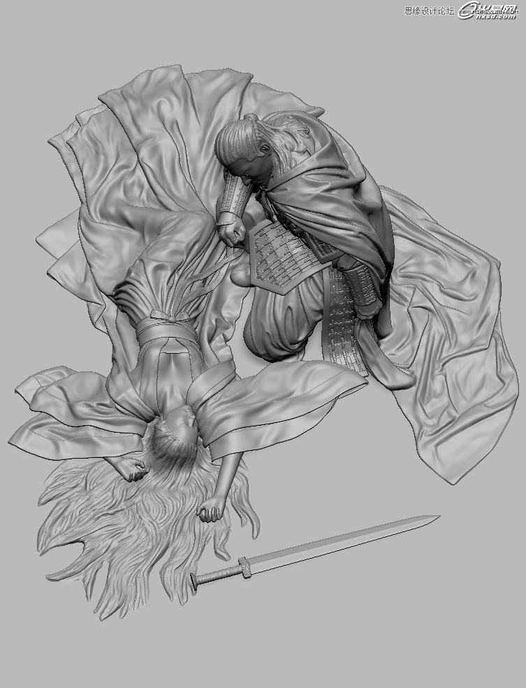 3Dmax制作3D版霸王别姬实例解析 第11张 3Dmax制作3D版霸王别姬实例解析 第11张