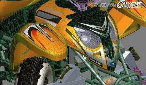 3ds Max制作四轮摩托车实例教程 第16张 3ds Max制作四轮摩托车实例教程 第16张