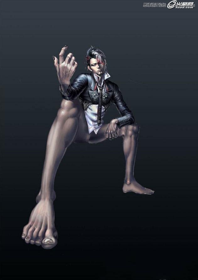 3ds Max绘制中国风的黑魔法师 第8张 3ds Max绘制中国风的黑魔法师 第8张