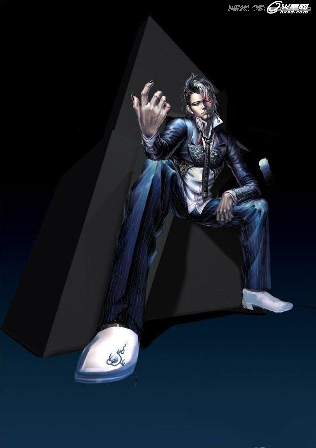 3ds Max绘制中国风的黑魔法师 第10张 3ds Max绘制中国风的黑魔法师 第10张