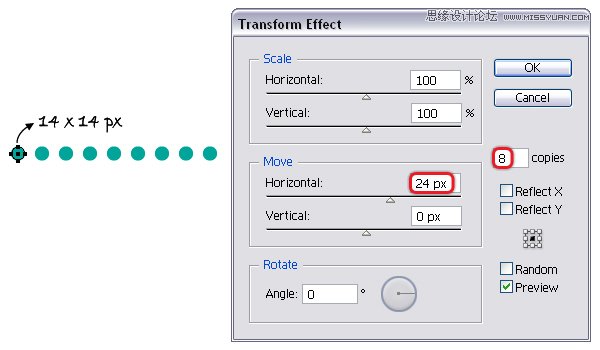 Illustrator绘制时尚唯美的玫瑰花和花屏  第6张