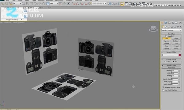 3dsmax制作数码单反照相机建模教程 第3张 3dsmax制作数码单反照相机建模教程 第3张