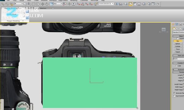 3dsmax制作数码单反照相机建模教程 第4张 3dsmax制作数码单反照相机建模教程 第4张