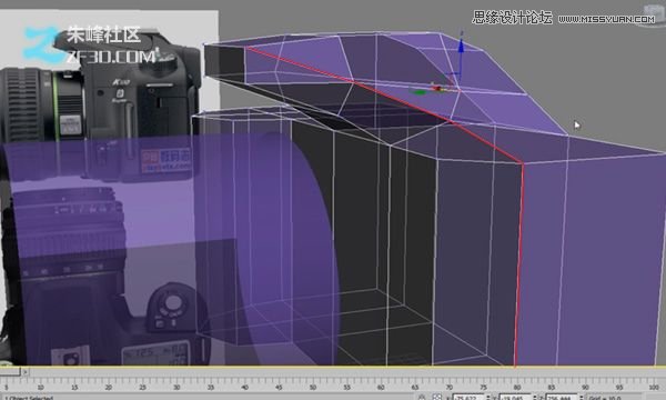 3dsmax制作数码单反照相机建模教程 第13张 3dsmax制作数码单反照相机建模教程 第13张