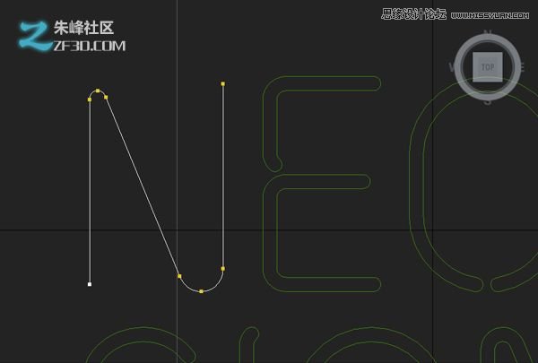 3dmax结合Vray制作霓虹灯艺术字效果 第3张 3dmax结合Vray制作霓虹灯艺术字效果 第3张
