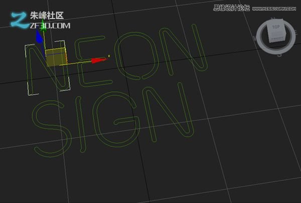 3dmax结合Vray制作霓虹灯艺术字效果 第2张 3dmax结合Vray制作霓虹灯艺术字效果 第2张