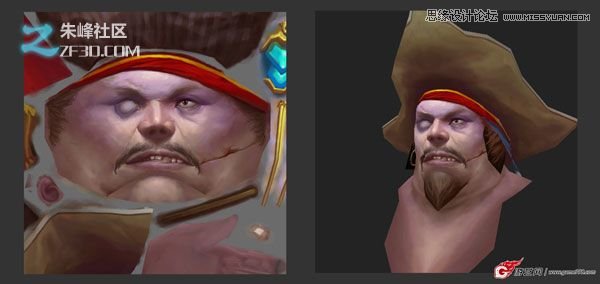 3d制作网游中胖胖的海盗效果图  第8张