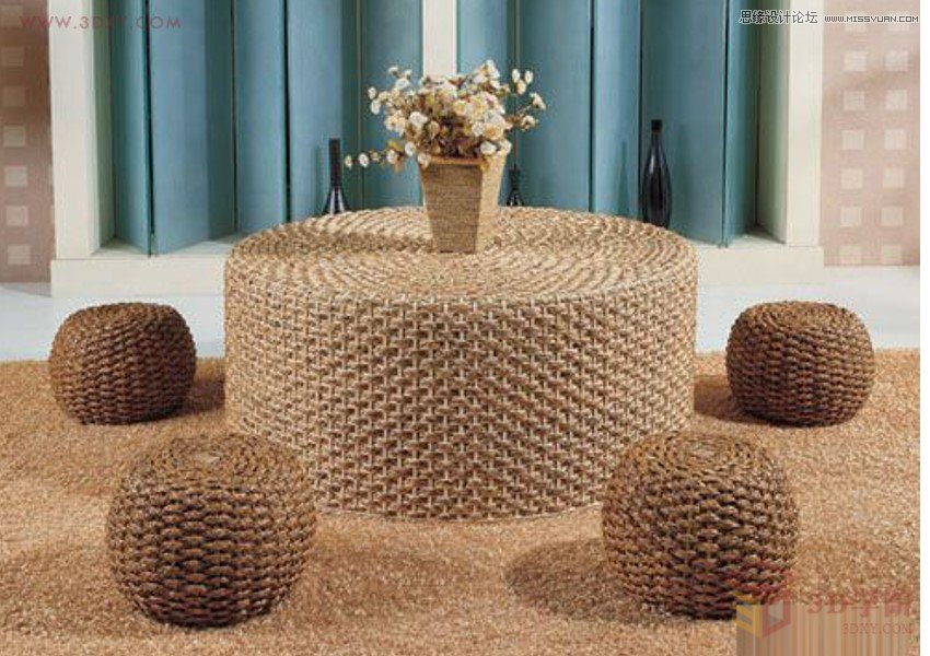 3DMAX制作逼真的藤编家具模型教程  第4张