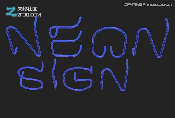 3dmax结合Vray制作霓虹灯艺术字效果 第10张 3dmax结合Vray制作霓虹灯艺术字效果 第10张