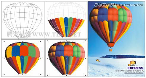 CorelDRAW绘制时尚的热汽球海报教程 第2张 CorelDRAW绘制时尚的热汽球海报教程 第2张