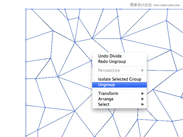 Illustrator设计时尚酷炫多边形背景教程  第5张