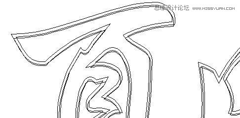 使用CorelDraw绘制蓝色立体效果的艺术字  第6张