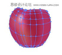 Illustrator使用渐变网格绘制逼真的红苹果  第6张