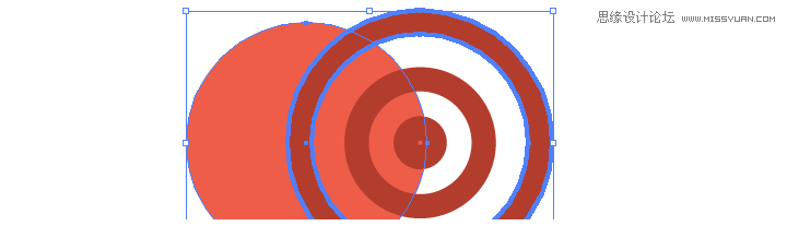 Illustrator设计扁平化风格的飞镖图标  第5张