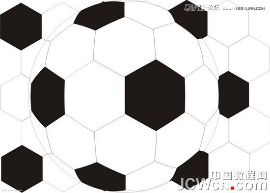 CorelDRAW巧用鱼眼工具运用制作足球技巧  第8张