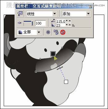 CorelDRAW实例教程:绘制方格风格卡通玩偶 第6张 CorelDRAW实例教程:绘制方格风格卡通玩偶 第6张