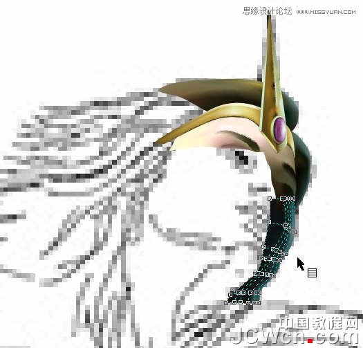 CorelDRAW巧用网格工具绘制恶魔谷插画  第12张