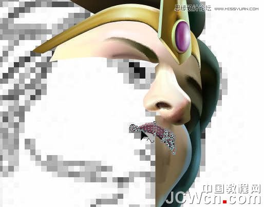 CorelDRAW巧用网格工具绘制恶魔谷插画  第15张