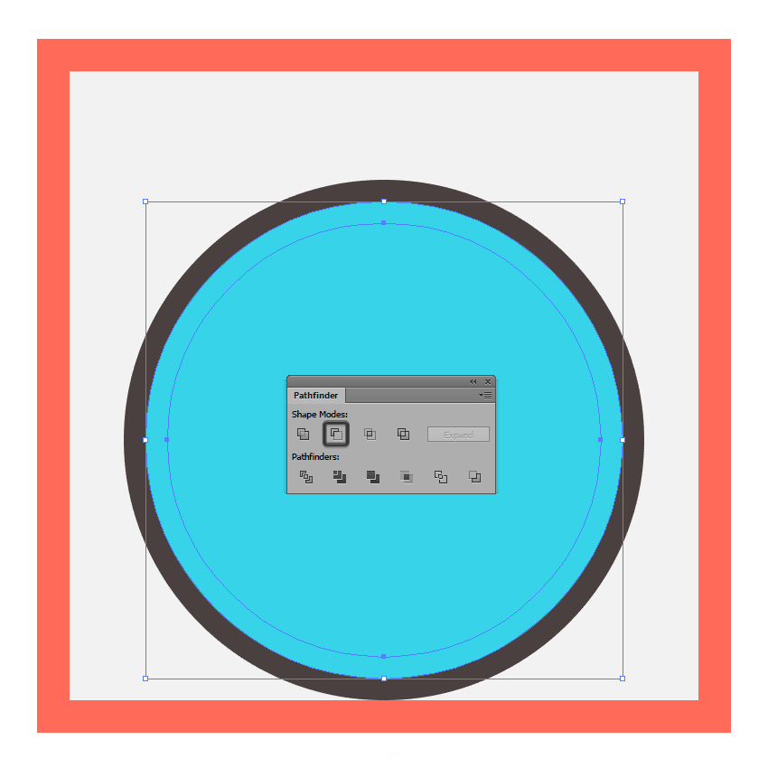 Illustrator制作可爱的夏日海滩小插画  第7张