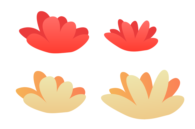 Illustrator绘制矢量风格的花丛文字效果  第4张