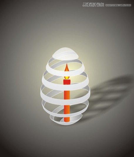 Coreldraw轻松绘制螺旋削皮教程