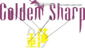 Coreldraw详细解析金莎酒吧标志设计教程  第9张