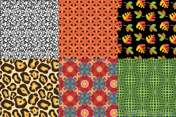 Illustrator中创建无缝图案的方法