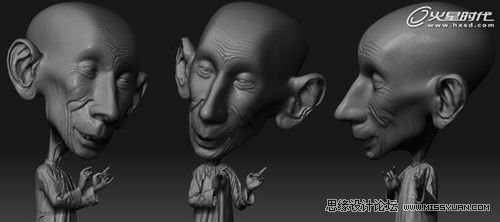 3DMAX教程：演员《马三立》创作详细解析  第4张