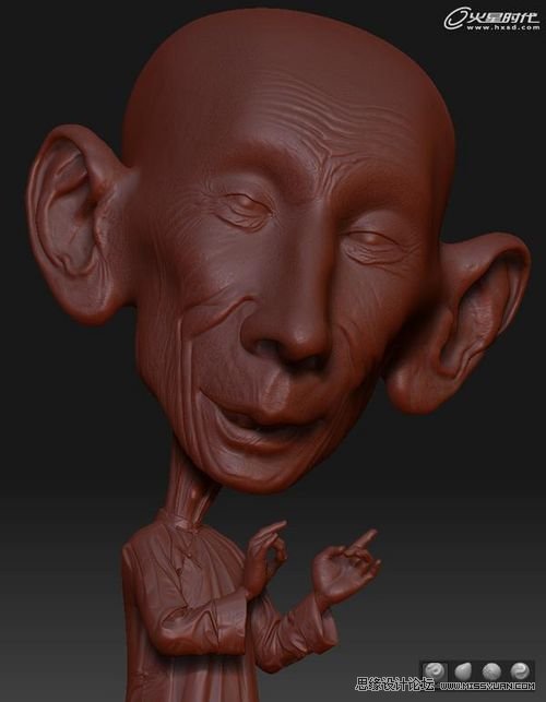 3DMAX教程：演员《马三立》创作详细解析  第3张