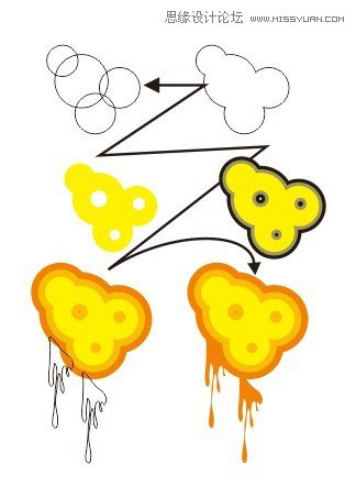 Coreldraw绘制带拖影效果的立体五角星  第10张