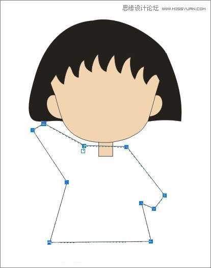 Coreldraw绘制樱桃小丸子儿童节插画 第10张 Coreldraw绘制樱桃小丸子儿童节插画 第10张