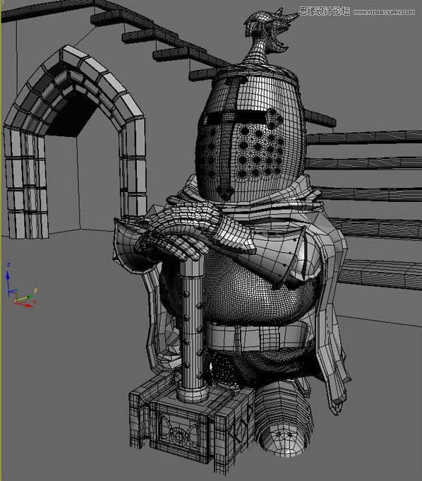 3ds Max制作《矮小的铁锤勇士》实例教程 第4张 3ds Max制作《矮小的铁锤勇士》实例教程 第4张