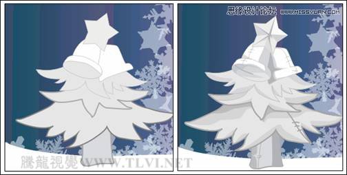 CorelDRAW实例教程:制作圣诞快乐艺术字教程 第10张 CorelDRAW实例教程:制作圣诞快乐艺术字教程 第10张