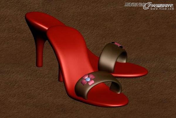 3ds Max教程：制作精美可爱的高跟鞋