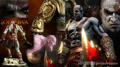 3DMAX教程:《战神》次世代人物制作解析 第2张 3DMAX教程:《战神》次世代人物制作解析 第2张