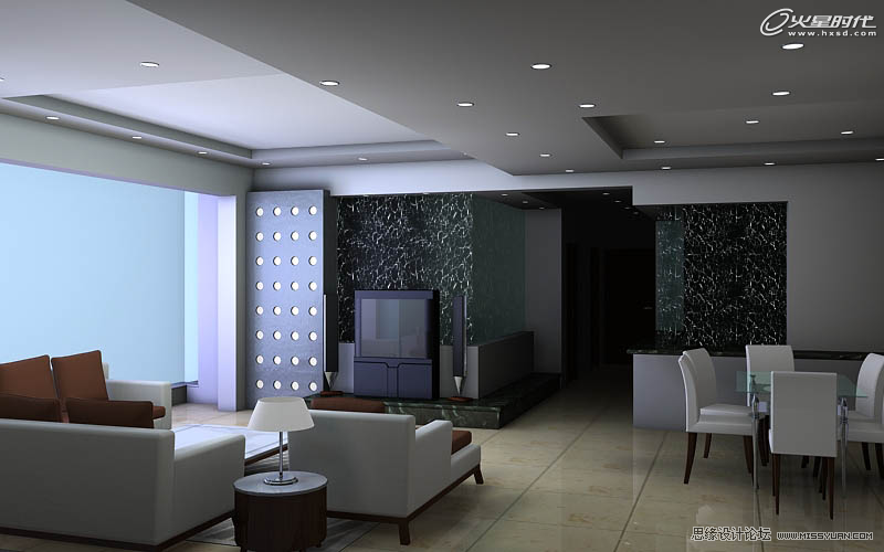 3ds Max默认渲染器灯光技巧  第7张